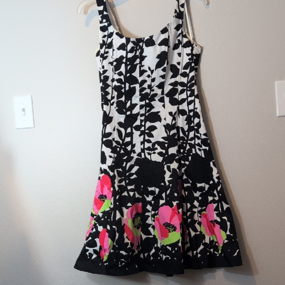 Nine West Elegant Black and White Dress